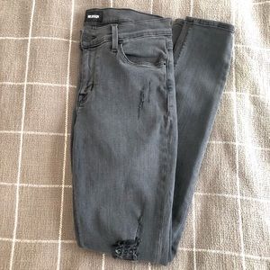 Hudson 28 Black skinny Ankle Jeans